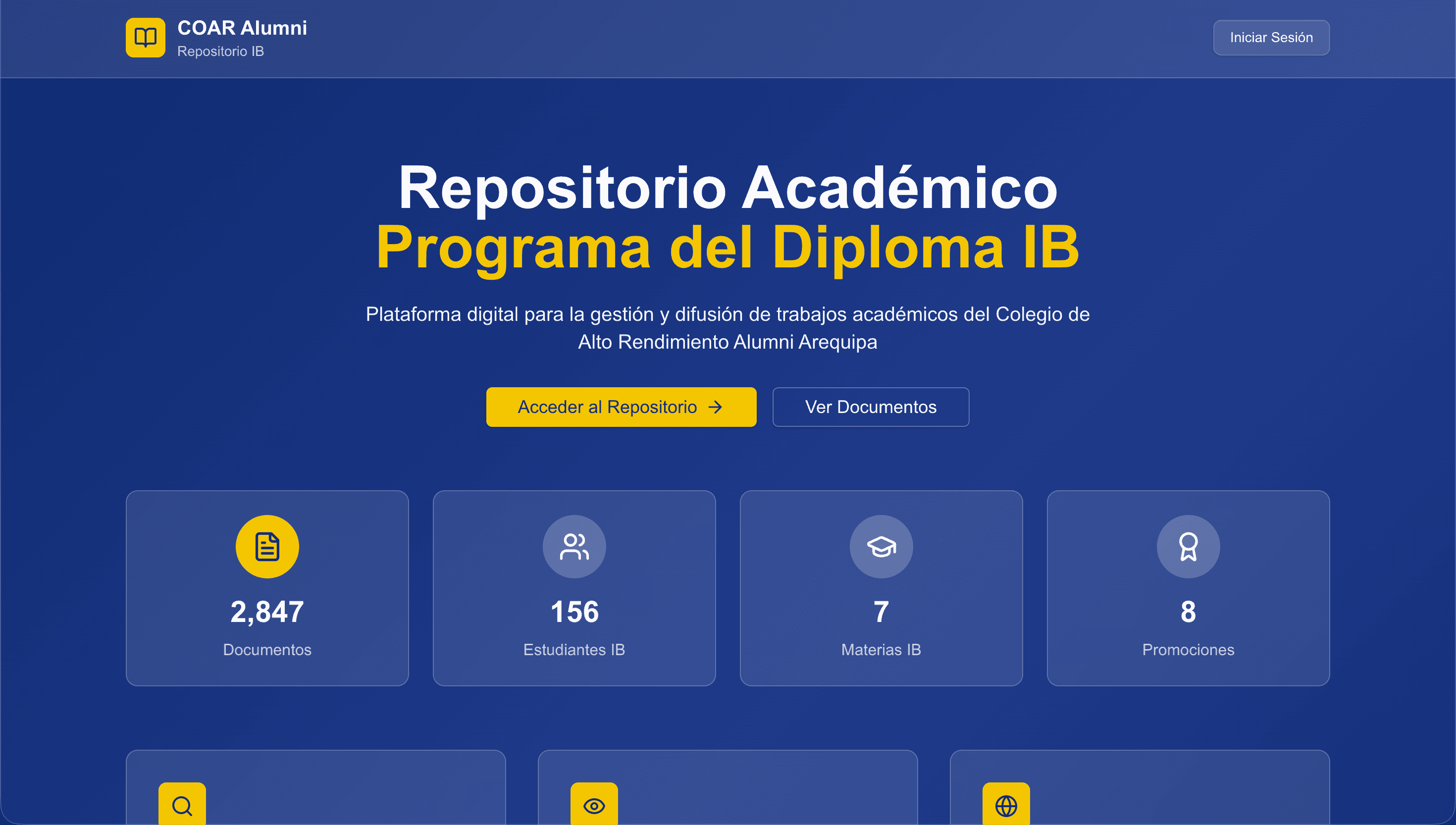 COAR Alumni · Repositorio IB