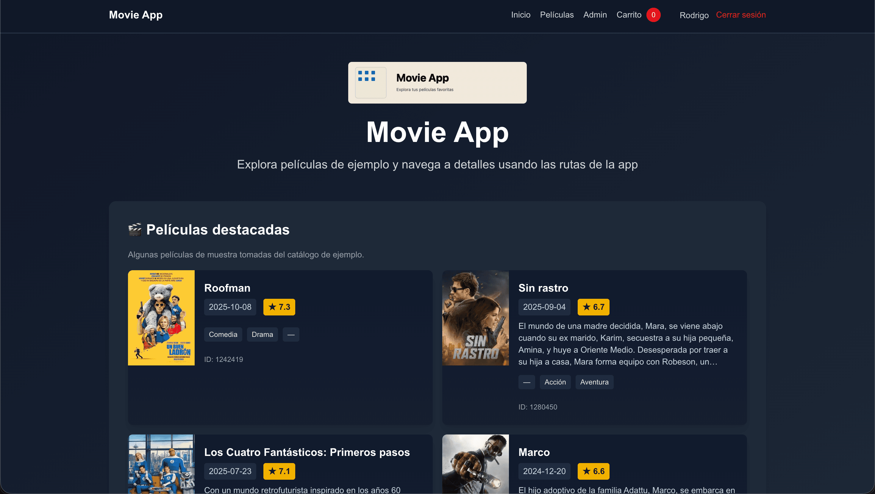 Movie App (Learning)